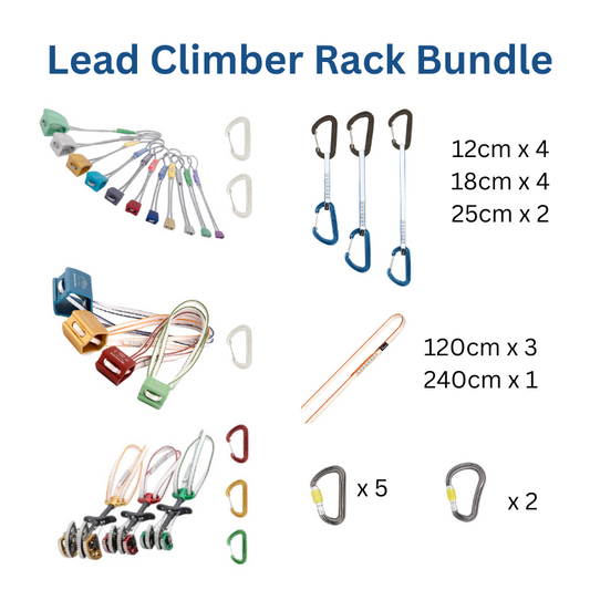 Lead Climbing Full Rack Pack (Trad) BUNDLE
