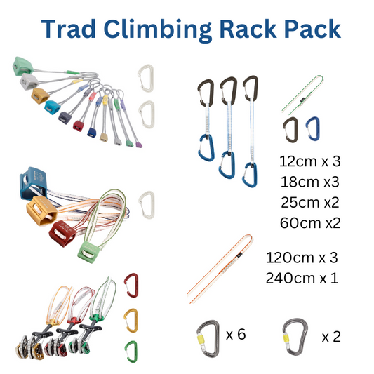Trad Climbing Rack Pack
